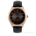 2013 Special Style Hot Selling Products Genuine Leather Band Stainless Watch Wholesale Shenzhen